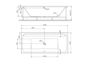 Каркас для ванны AM.PM Inspire V2.0 W52A-180-080W-R - 3