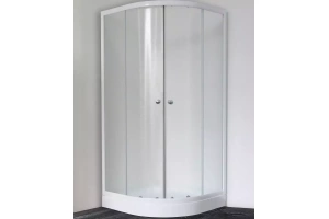 Душевой уголок Royal Bath HKD 90х90 профиль белый стекло матовое