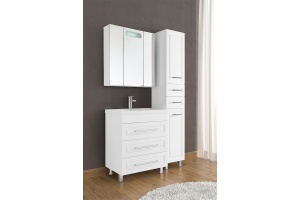 Зеркало-шкаф Vod-Ok Мальта 80, белый - 2