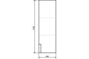 Шкаф Comforty Кёльн 35 дуб темный - 3