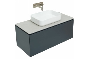 Тумба под раковину Allen Brau Infinity 100 черный матовый - 3