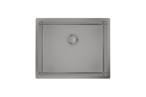 Мойка, нерж. сталь, универсального монтажа, графит