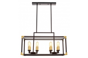 Подвесной светильник LUMINA DECO Waldorf LDP 1140-8 BK+MD