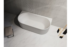 Акриловая ванна Abber 170х80 белая без гидромассажа - 2