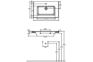 Раковина накладная Allen Brau Fantasy Flat 72x47 белый - 2