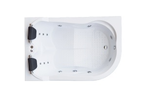 Ванна акриловая Royal Bath Norway Comfort 180х120 L с гидромассажем белый