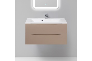 Мебель для ванной BelBagno Marino 90 capucino lucido - 3