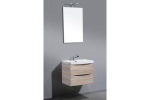 Тумба под раковину Belbagno Ancona-n 60х42 белый дуб (ANCONA-N-600-2C-SO-WO) - 2