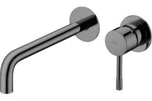 Смеситель Boheme Uno 465-SGM С ВНУТРЕННЕЙ ЧАСТЬЮ, для раковины, shine gun metall