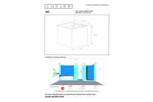 Настенный светодиодный светильник Lucide Axi 69200/06/30 - 2
