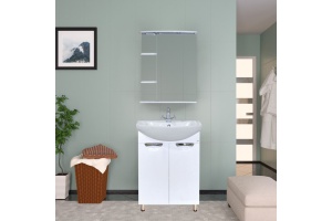 Тумба с раковиной Misty Лаванда 50 прямая - 2