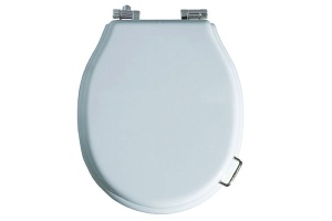 Крышка-сиденье Simas Lante LA006 белая, с микролифтом, петли хром