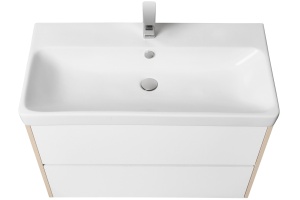 Тумба под раковину Aquaton Сканди 90 белый - светлое дерево