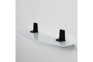 Полка стеклянная Wasserkraft Abens черный матовый - 2