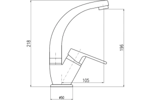 Смеситель для кухни Rav Slezak Colorado хром - 3