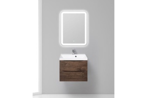 Тумба под раковину Belbagno Marino 60 темное дерево - 2