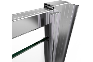 Душевая дверь в нишу Vincea Intra VDP-1I9010CL 90/100 см, стекло прозрачное, хром - 3