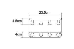 Вешалка для полотенец WasserKRAFT белый - 2
