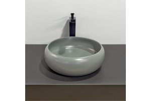 COMFORTY. Раковина COMFORTY 113MH светло серая матовая - 3