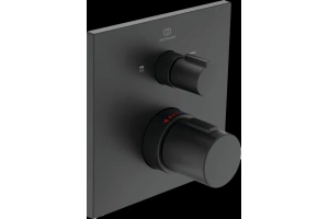 Смеситель для ванны с душем термостатический Ideal Standard Ceratherm черный матовый