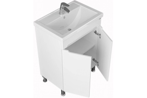 Тумба под раковину напольная Санта Лондон 60 белый - 2