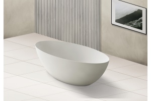 Ванна из искусственного камня Abber Stein 180х85 белый матовый - 3