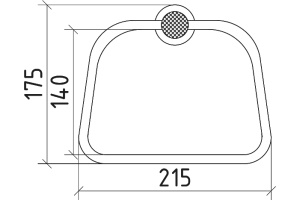 Полотенцедержатель Boheme Royal Cristal Chrome кольцо - 2