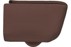 Унитаз подвесной Kerasan Tribeca бургундский матовый (511475) - 3