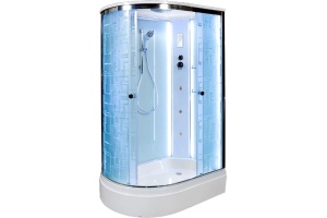 Душевая кабина Deto ЕМ 120х80 (EM2712RLED+GM)