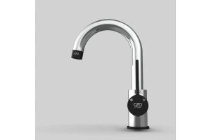 Смеситель для раковины GPD Gildo хром - черный матовый - 3