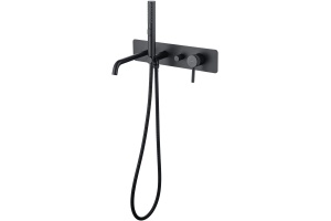 Смеситель для ванны с душем Allen Brau Priority черный матовый