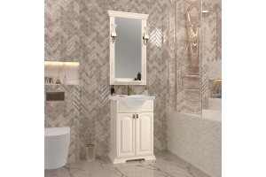 Зеркало Opadiris Риспекто 55 слоновая кость - 2