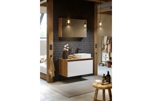 Зеркало-шкаф Aqwella 5 stars Mobi 100 дуб балтийский - 3