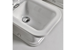 Биде напольное Kerasan Waldorf белый (4121K1bi/cr*1) - 3