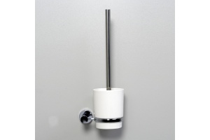 Ершик для унитаза WasserKraft белый - хром - 2