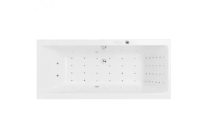 Акриловая ванна Excellent Pryzmat 190х90 белая с гидромассажем