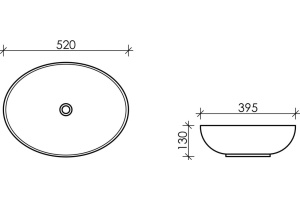 Раковина Ceramica Nova Element CN6017MB черный матовый - 2