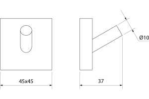 Крючок Iddis Edifice одинарный - 2