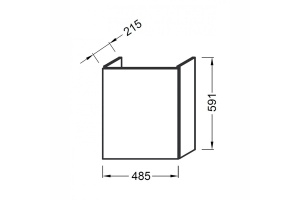 Тумба под раковину Jacob Delafon Odeon Up (EB863-N14) - 2