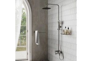 Душевая стойка Wasserkraft никель - 2