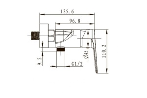 Смеситель Kaiser Atrio 60077 для душа - 2