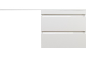 Тумба для комплекта Style Line Даллас 130 Люкс Plus подвесная - 3