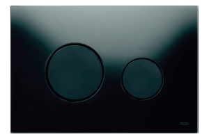 Кнопка смыва TECE Loop 9240657 черное стекло, кнопки черные