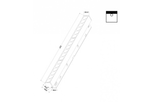 Встраиваемый светильник Maytoni Points TR031-2-18W3K-B - 2