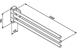 Полотенцедержатель AM.PM Gem A9032700 - 2