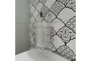 Стакан DIWO Смоленск ПК14802 хром - 2