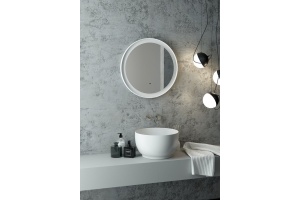 Зеркало с подсветкой ART&MAX Napoli AM-Nap-600-DS-F-White - 2