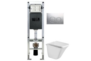 Комплект Weltwasser AMBERG 350 ST + ROTBACH 004 GL-WT + AMBERG RD-CR (10000006568)