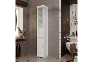 Шкаф-пенал Opadiris Риспекто 30 L белый матовый - 3