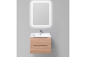 Тумба с раковиной BelBagno Etna 60 светлое дерево - 2